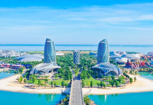 海南海花岛希尔顿酒店外景图