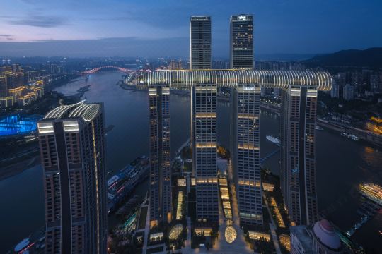 重庆欧辰高空江景酒店(解放碑来福士广场店)预订价格,联系电话位置