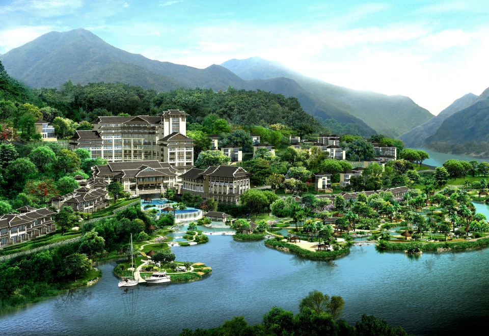 福州贵安溪山温泉度假酒店外景图