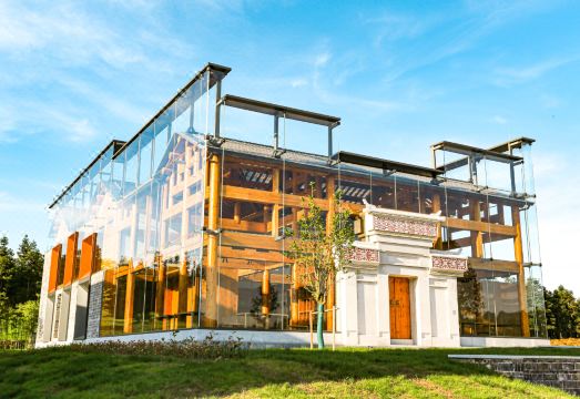 景德镇浮梁茶隐仙居外景图