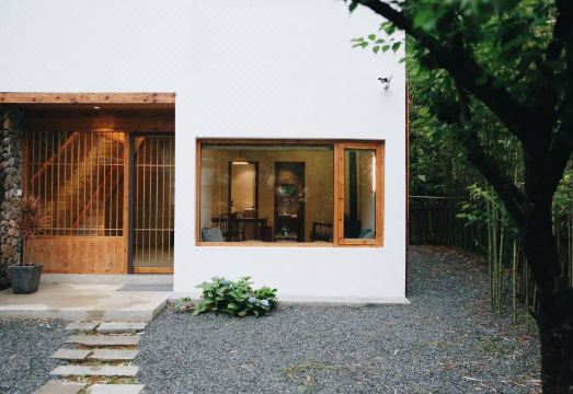 桐庐菩提树下小院外景图