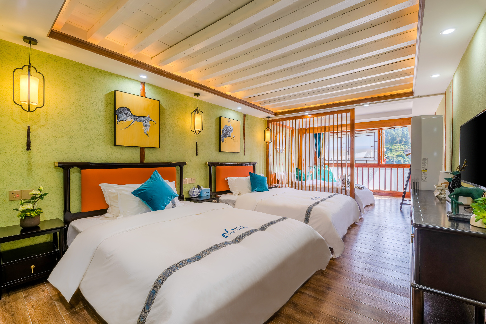 Seven-Qi Impression Light luxury Meisu in Xijiang Qianhu Miao VillageOver view