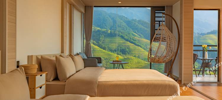 龙脊梯田畔山渡全景民宿(西山韶乐千层天梯观景台店)图片