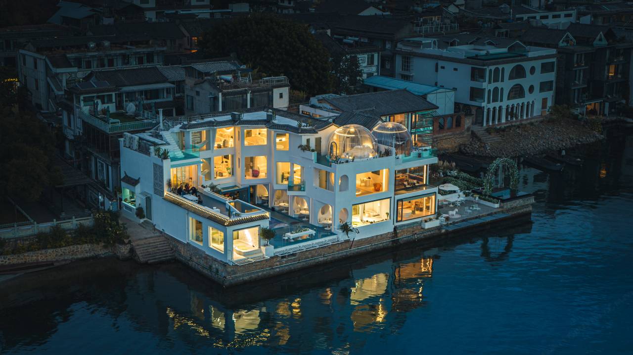 大理听花岛海景花园美宿图片