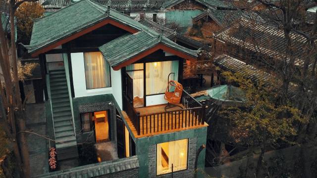 七庐|中式花园庭院客栈(丽江束河古镇店)