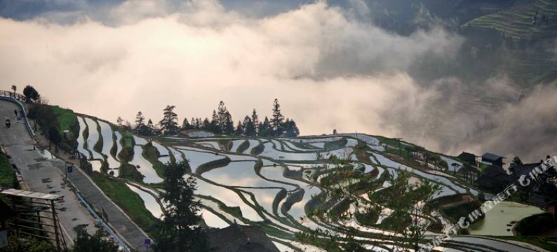 加榜梯田枫香山居图片
