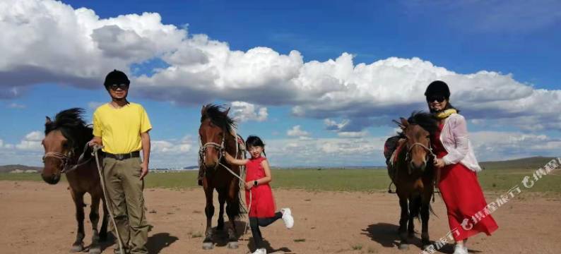 希拉穆仁草原蒙古包图片