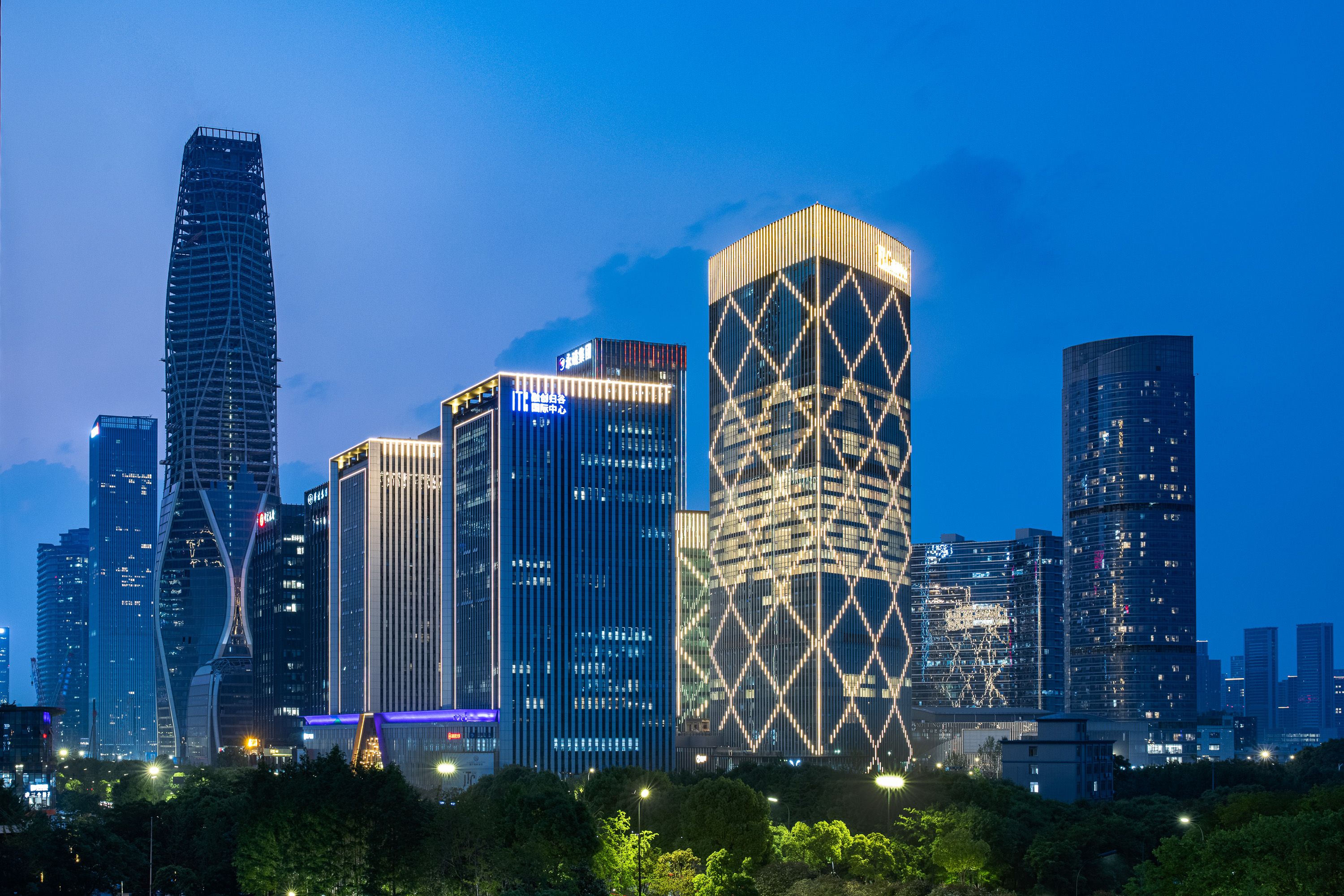 Rezen Dong Hotel Hangzhou Qianjiang Century City Olympic and International Expo CenterOver view