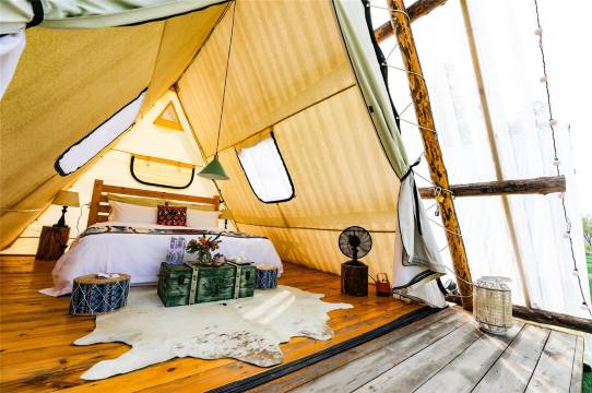 九如山快乐天体帐篷民宿