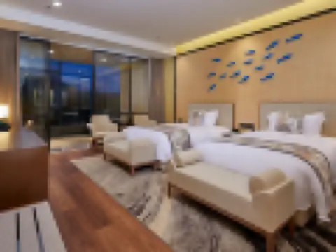 湖濱鉑金河景雙床房