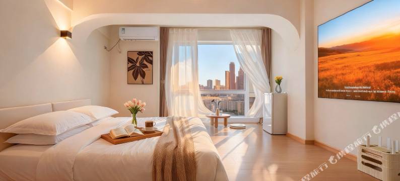 廊坊•夕岚予梦丨WELCON•EWARMACCONDDATON观景民宿(广阳万达店)图片