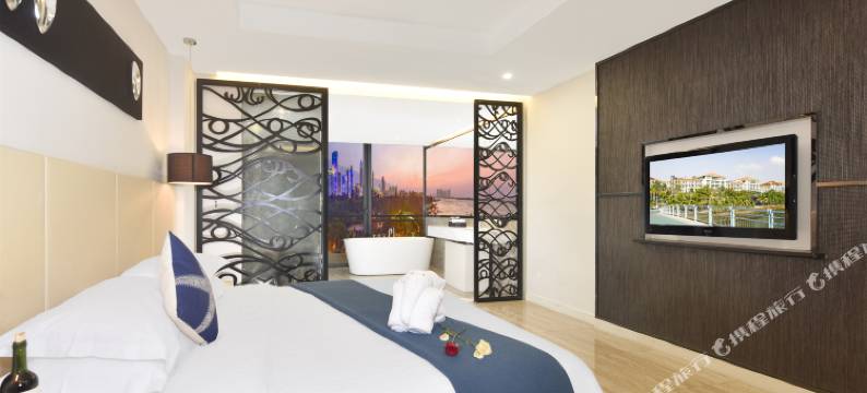 海口悦玺海景酒店(万绿园云洞图书馆店)图片