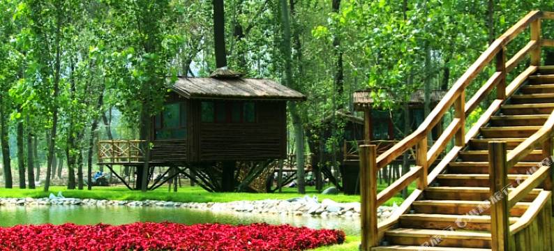 灵寿花溪谷树桥公园酒店图片