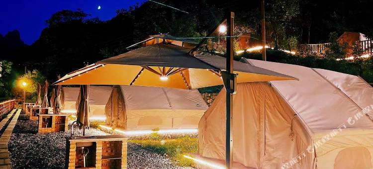 十渡锁定山谷营地会图片