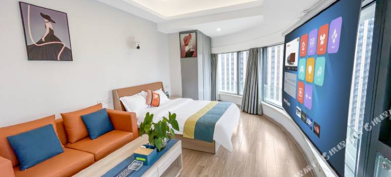 福州泊曼精品公寓(东二环泰禾广场竹屿地铁站店)图片