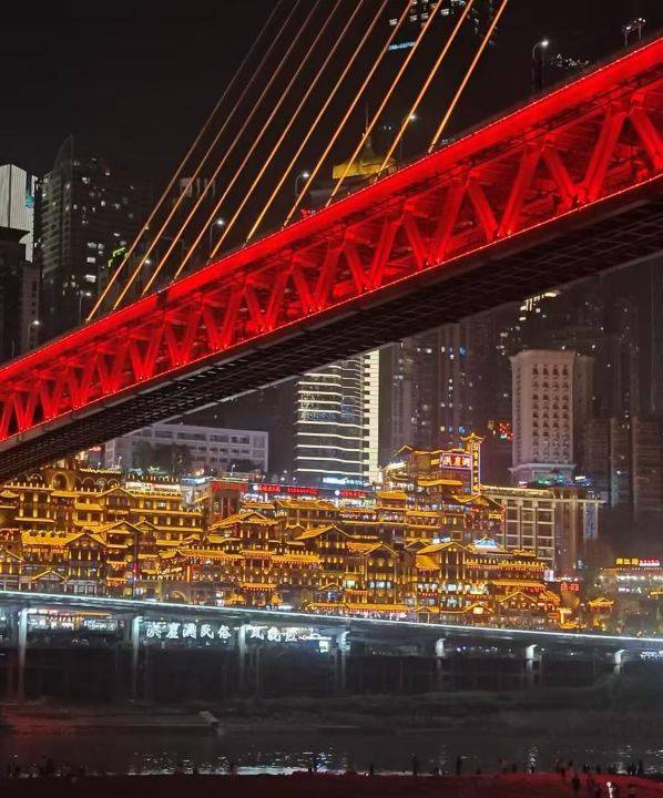 重庆•江屿城丨Vista高空江景美宿(解放碑洪崖洞店)图片