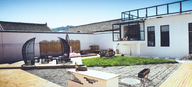 北京长城山水窝棚民宿图片