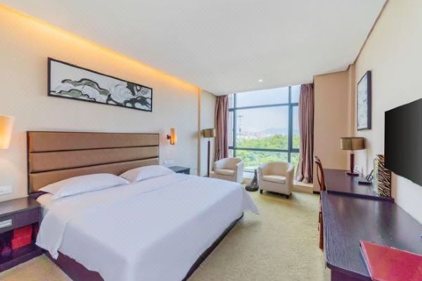 选择房间装修:2018肇庆美坚达酒店地处国家风景旅游名城广东省肇庆市