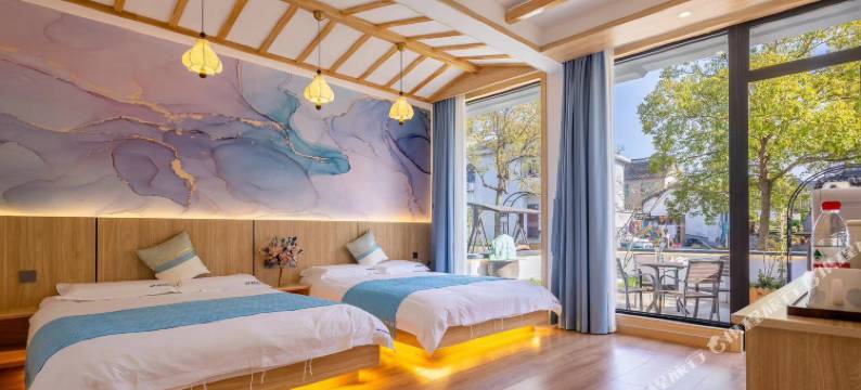 周庄栖畔湖景花园美宿图片