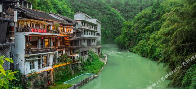 龙山望江楼民宿图片