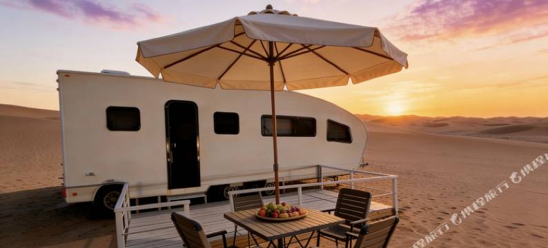 敦煌沙哩啷美拍星空银河沙漠帐篷民宿图片