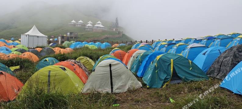 武功山帐篷露营住宿图片