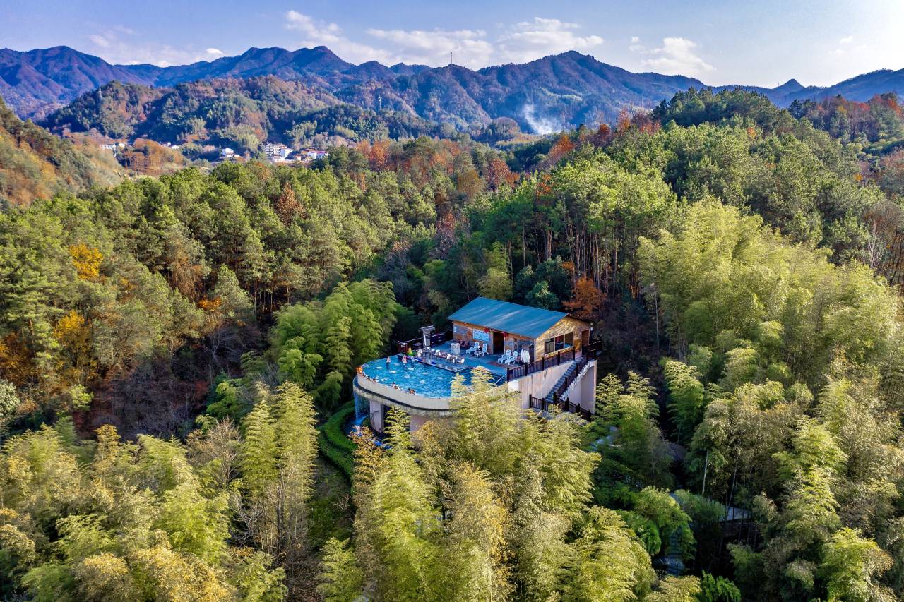 大别山陡沙河温泉小镇图片