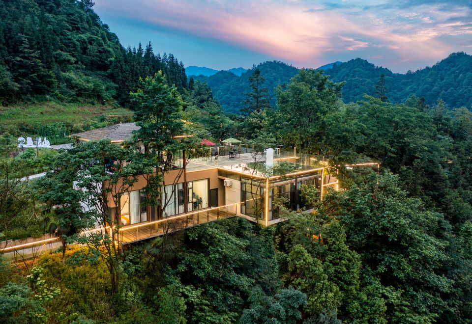 Simianshan Mountain Villa Starry Sky Homestay over view
