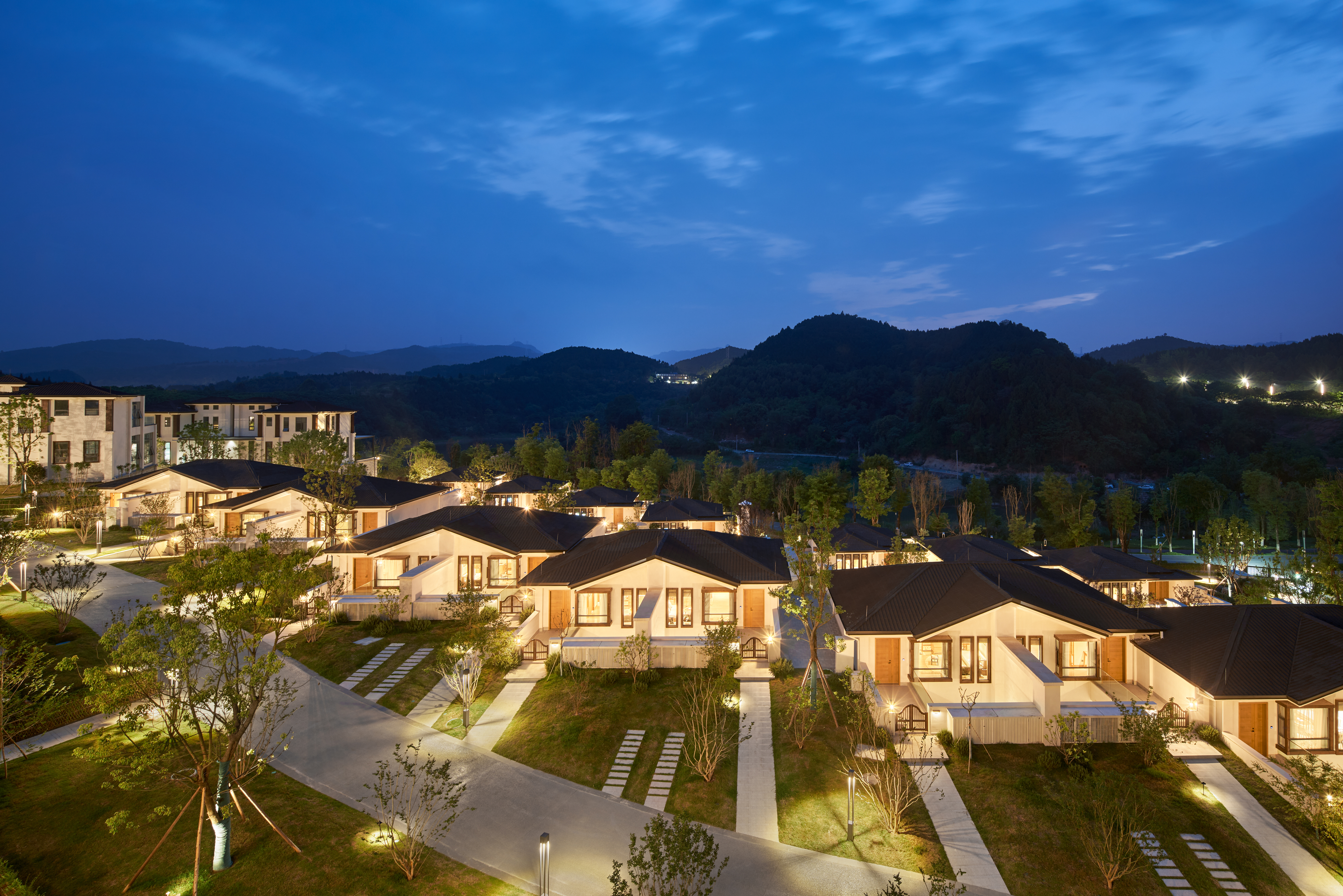 Organicyam Resort Chengdu Sancha LakeOver view