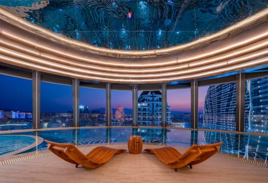 觅度套房| SkypoolAuroraSuite云端恒温泳池酒店(告庄西双景店)图片