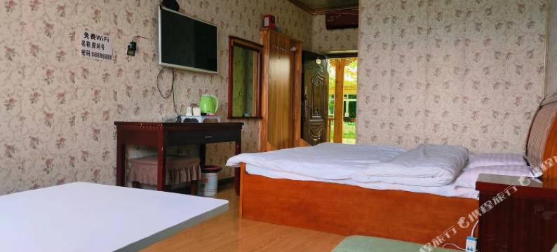 门源花海明芳山庄图片