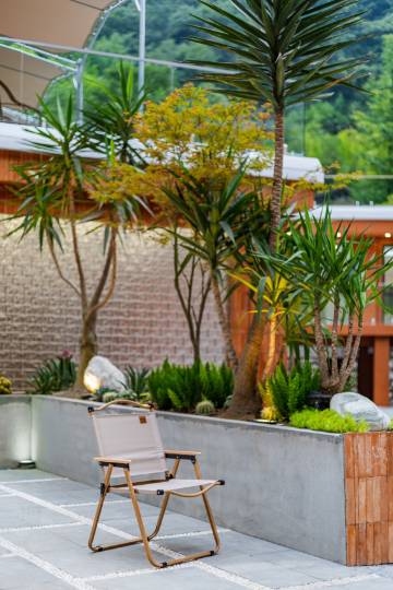 汀风橙色院子民宿(青城后山泰安古镇店)