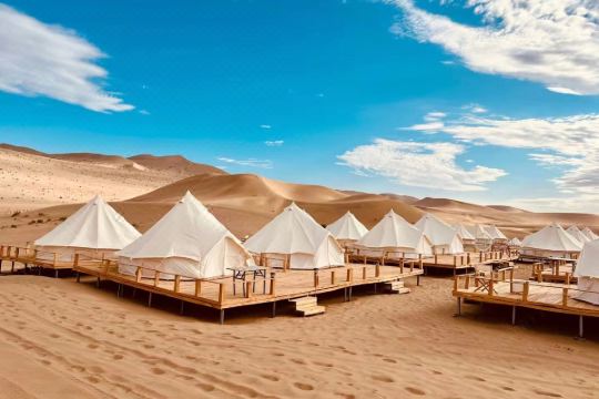 敦煌古月特色星空沙漠帐篷露营