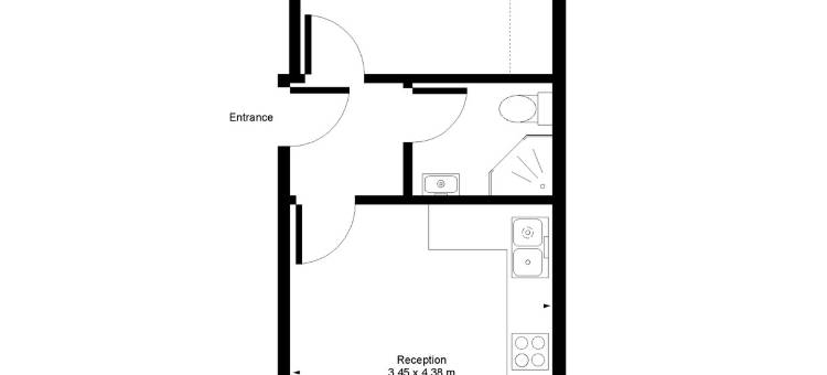 位于梅费尔的1卧室-32平方米|带1个独立浴室(F6 Greek Street by City Living London)图片