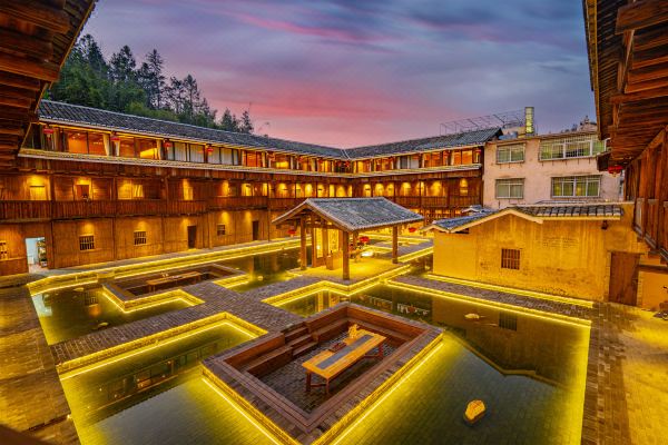 民宿,位于世界文化遗产,国家5a级旅游景区的福建土楼客家民俗文化村