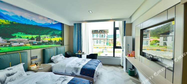 鲁朗缘聚雪山庄园图片