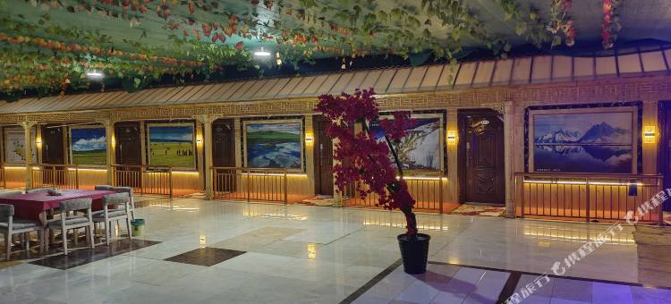 门源花海明芳山庄图片