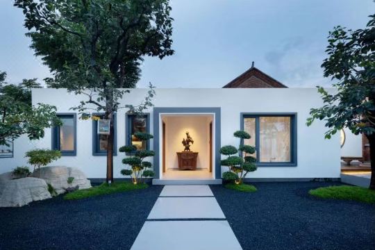 隐柿·妙庭·禅意茶韵·老宅民宿外景图