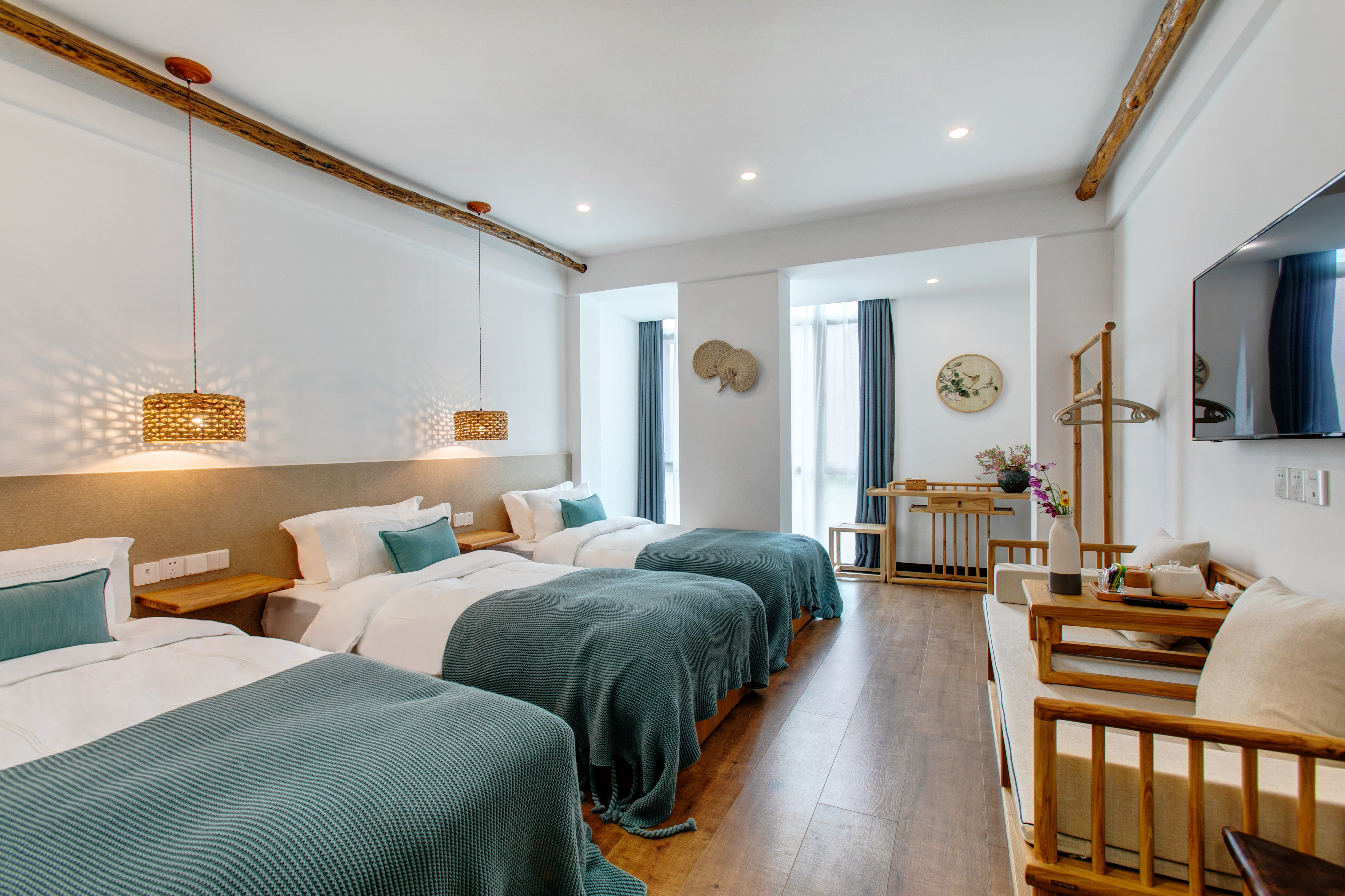 Huazhu · Banshan Yunju (wangmangling Wanxian Mountain)Over view