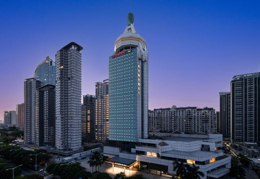 厦门湖滨南路希尔顿欢朋酒店外景图