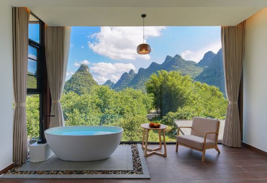 雅园私汤度假酒店（阳朔遇龙河旧县码头店）外景图