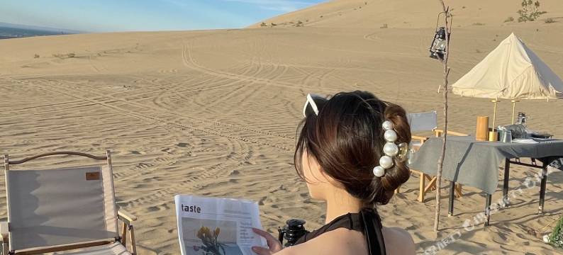 敦煌漠西国际沙漠露营基地图片