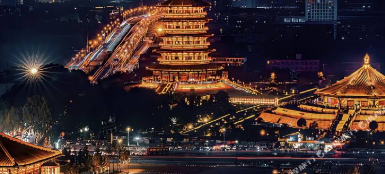 云熙庭院·新中式庭院SERENI美宿酒店(洛邑古城丽景门十字街店)图片