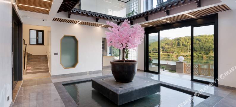 乐水阁・溪畔木舍|中式典韵观川露台美宿(桐庐龙鳞坝店)图片
