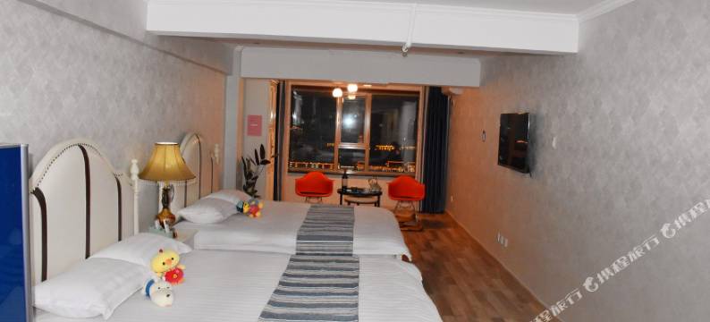 延边延大学仕园双大床房(电梯空调密码4人间)公寓(公园路分店)图片