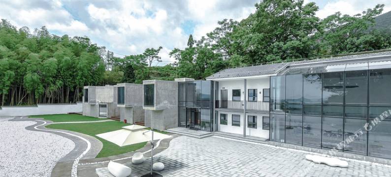 天台惑者山宿图片