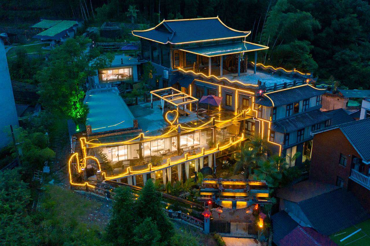 花筑·武义善渡古船木温泉民宿图片