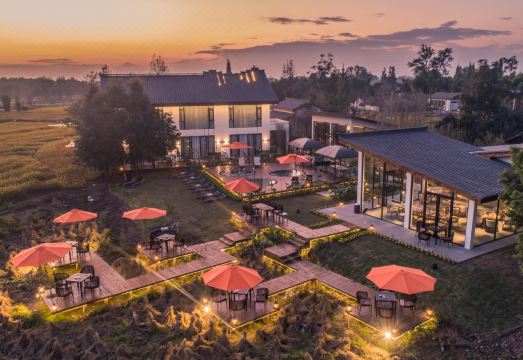 大邑溪地阿兰若度假村落外景图