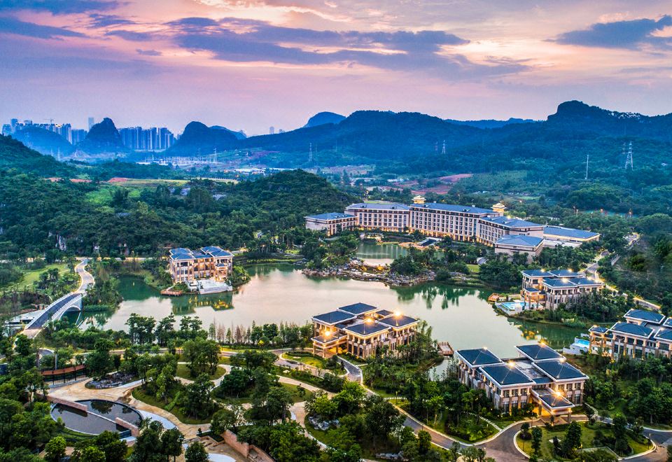 柳州莲花山庄外景图