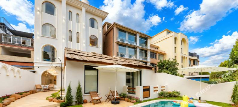 春屿竹丨高空夜景180°法式亲子House庭院(陶溪川文创街店)图片